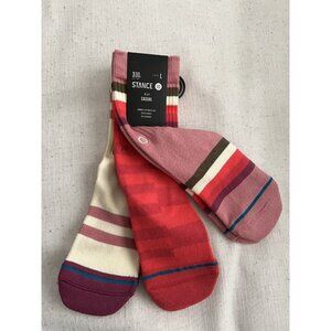 Stance, Casual 3 Pack Kids, Red-Multi Size Youth L, 3-5.5